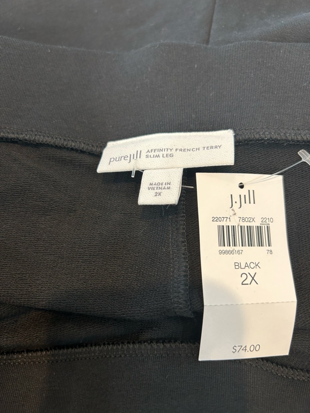 J. Jill Straight Leg Pants in Black - Picture 2 of 5